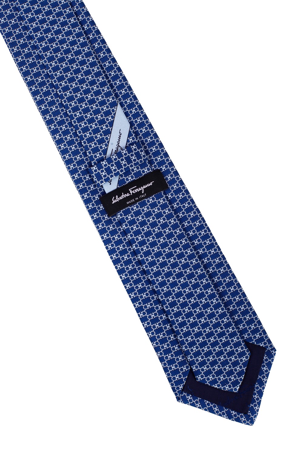 shop SALVATORE FERRAGAMO  Cravatta: Salvatore Ferragamo cravatta in seta stampa "Nobile".
Cravatta in pura seta decorata con stampa gancini.
Composizione: 100% Seta.
Fabbricata in Italia.. NOBILE 350409-0740199 number 4635006